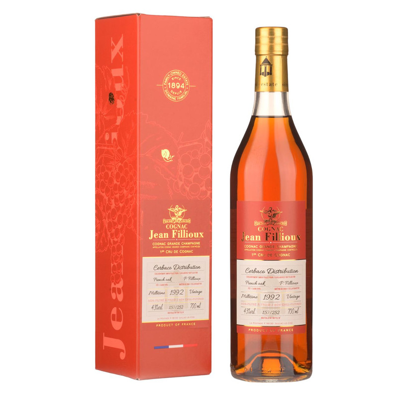 Jean Fillioux Cognac 1992 700ml