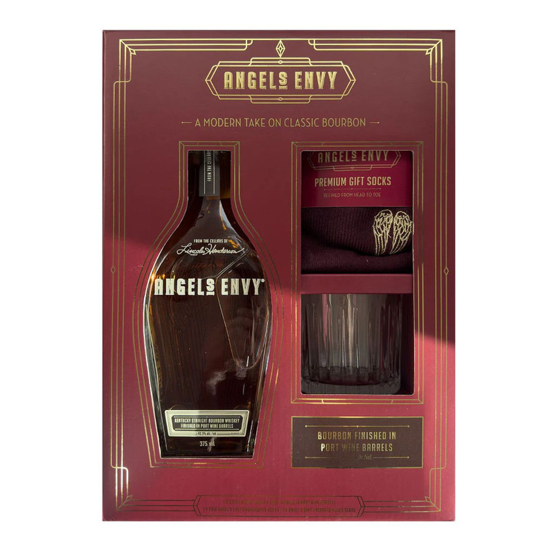 Angels Envy Bourbon 375ml Gift Pack