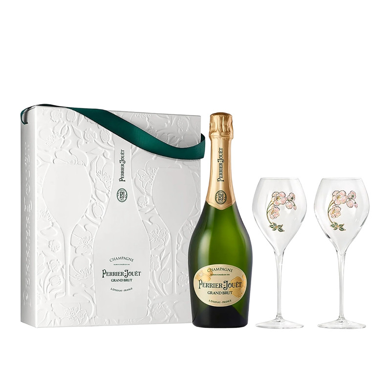 Perrier-Jouët Grand Brut NV Glass Pack