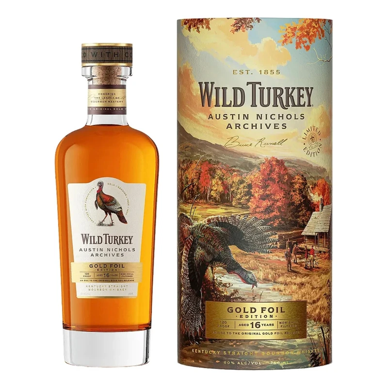 Wild Turkey Austin Nichols Archives Gold Foil Edition 16yo Bourbon 700mL
