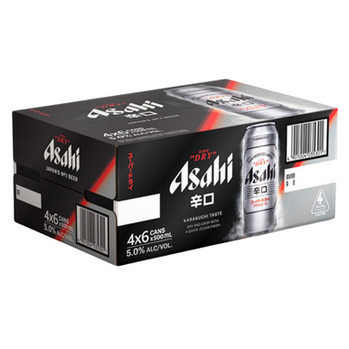 Asahi SUPER DRY 500ml×24缶　2セット Asahi Super Dry 500ml Cans CARTON - The Wine Emporium