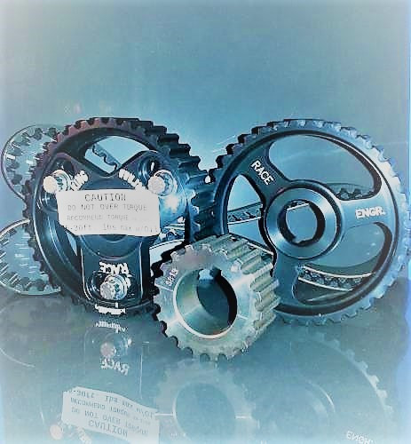 RACE ENGINEERING: FORD 2300 ULTRA LITE ADJ. SPROCKET KIT ROUND TOOTH
