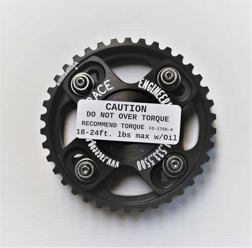 RACE ENGINEERING: FORD 2300 U/L 4 SPOKE ADJ. CAM SPROCKET ROUND TOOTH
