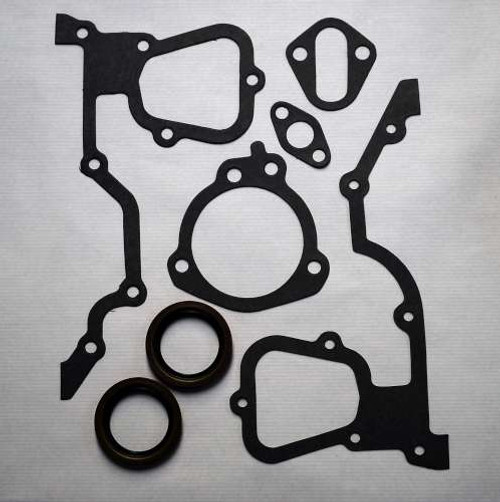 RACE ENGINEERING: FORD 2300 TIMING COVER SET-INCLUDES CRANK & AUX SEALS