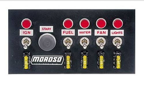 MOROSO: SWITCH PANEL (TOGGLE TYPE) w/PTS PUSH BUTTON 