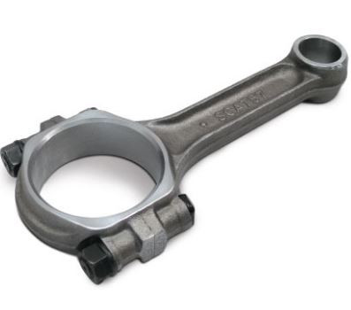 SCAT I-BEAM RODS: CHEVY 5.700" x 2.100" NUT BOLT PRESS FIT
