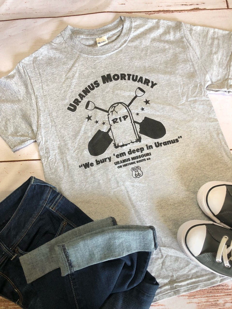 ＜WRYHT×6(ROKU)＞MEMORIAL T-SHIRT/Tシャツ Uranus Mortuary T-Shirt | Uranus Apparel