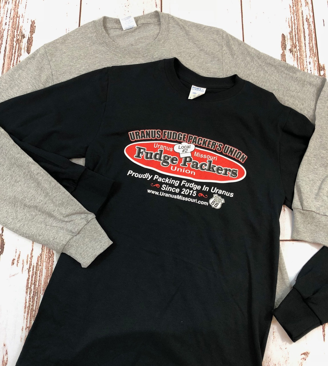 Uranus Fudge Packer's Union Long Sleeved T-Shirt | Uranus Apparel