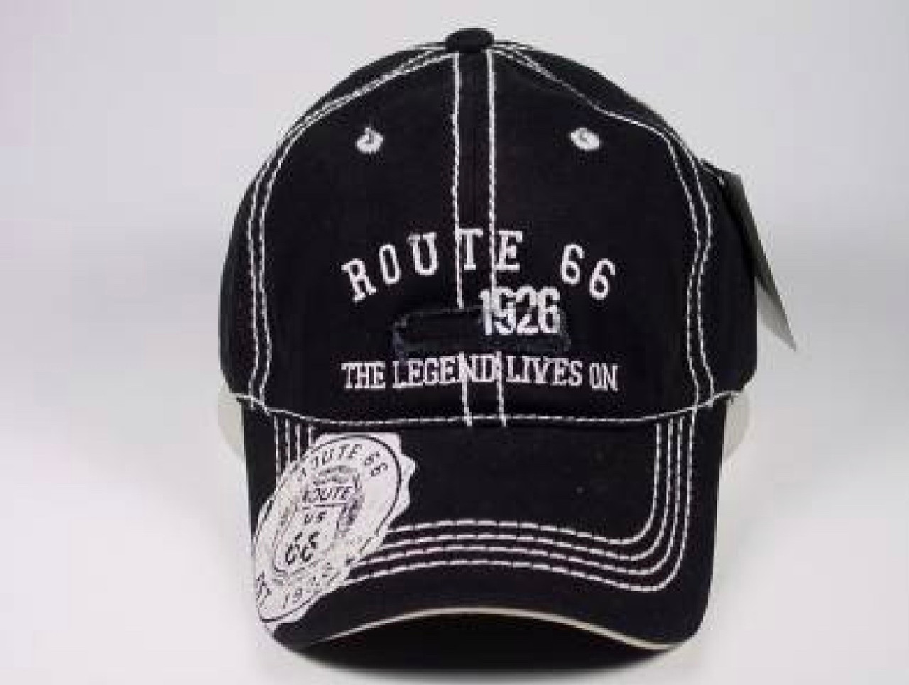 Route 66 The Legend Lives On with Contrasting Stitch Hat - Uranus