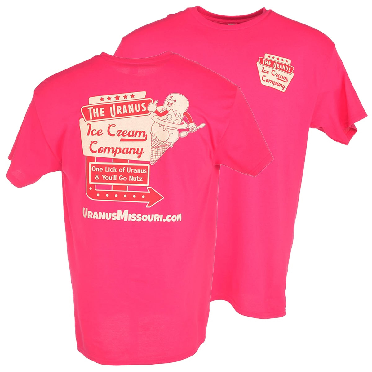 Uranus Ice Cream Company T-Shirt | Uranus Fudge Factory