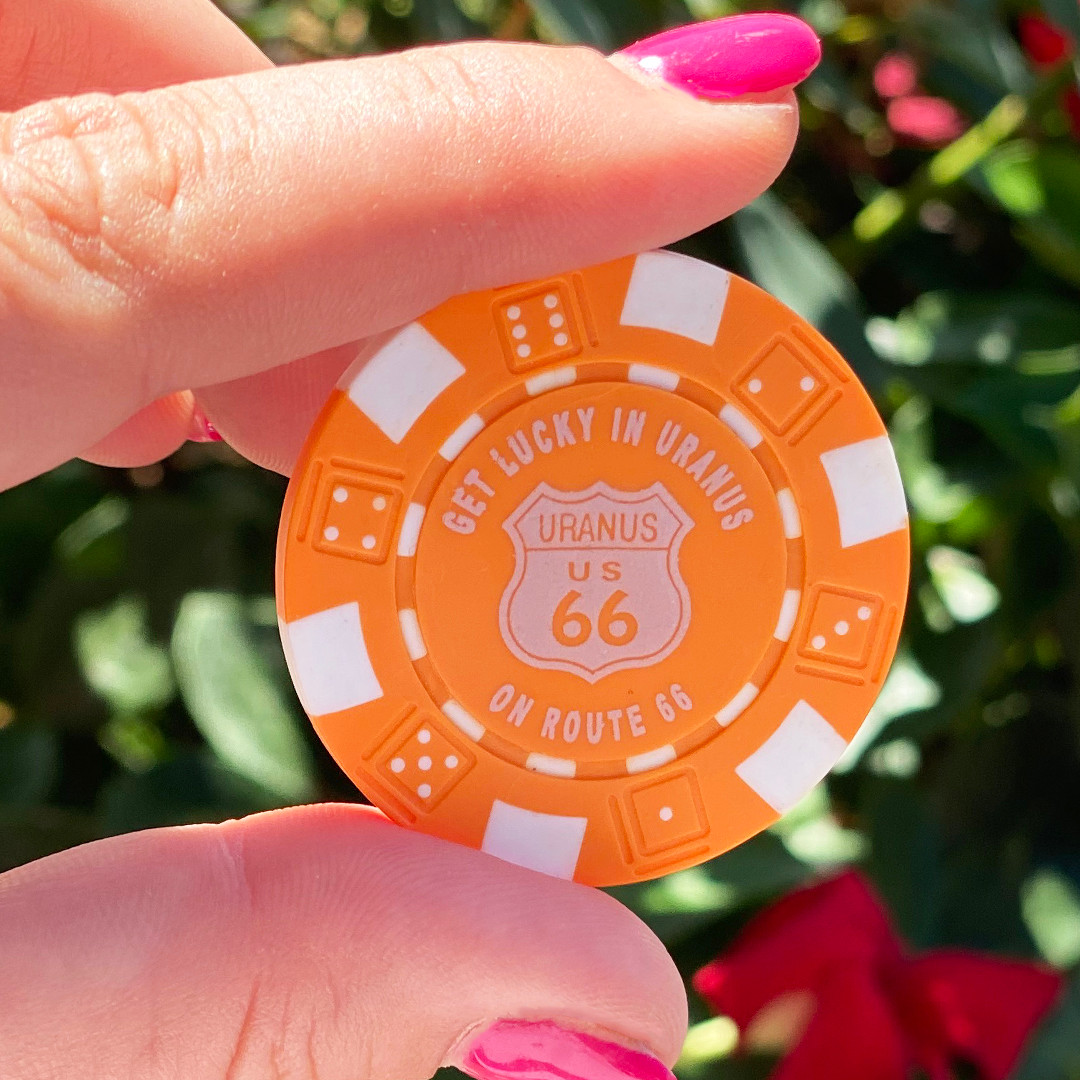 Uranus Poker Chip - Orange