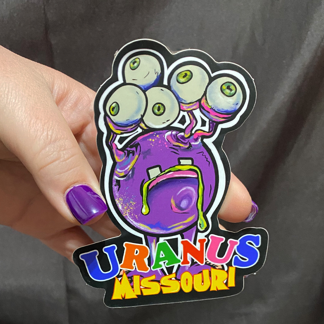 Uranus Missouri Monster Sticker