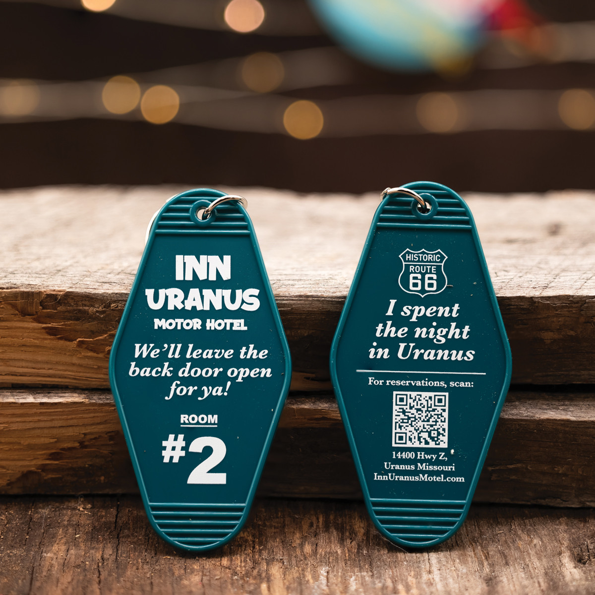 Inn Uranus Motor Hotel Key Chain