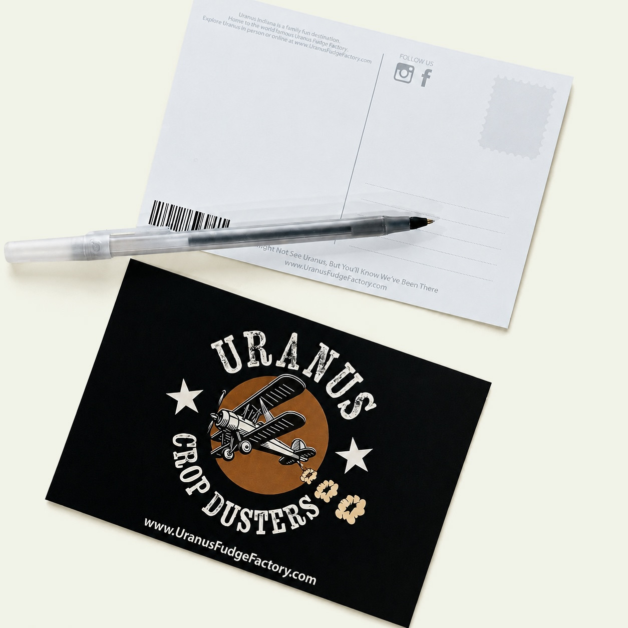 Uranusです！ Uranus Crop Dusters Postcard | Novelty Souvenir | Gifts from Uranus