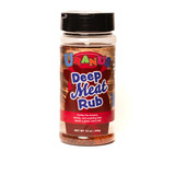 Front label of the Uranus Deep Meat Spice Rub for beef, a funny and delicious gift from the Uranus General Store.