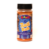 The classic Uranus Butt Rub spice blend bottle, perfectly crafted for pork by the Uranus Fudge Factory.