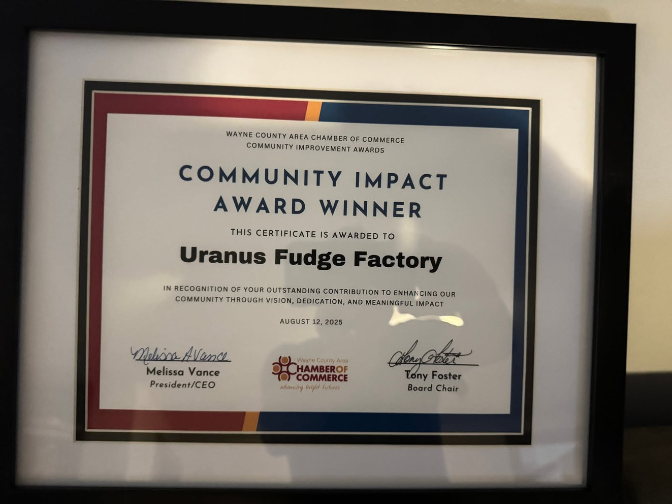 Nailed It- Uranus Wins Community Impact Award