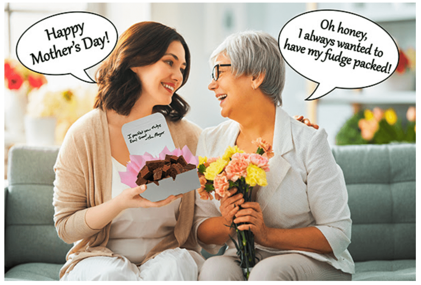 Pack Mom's Fudge For Mother's Day 