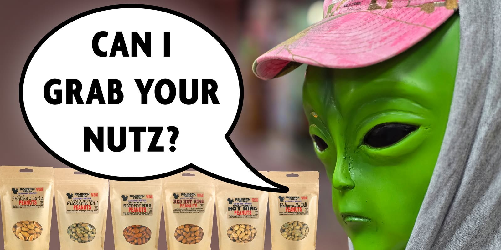 Our Nut Sack is Full of Flavor! Come Grab Some!