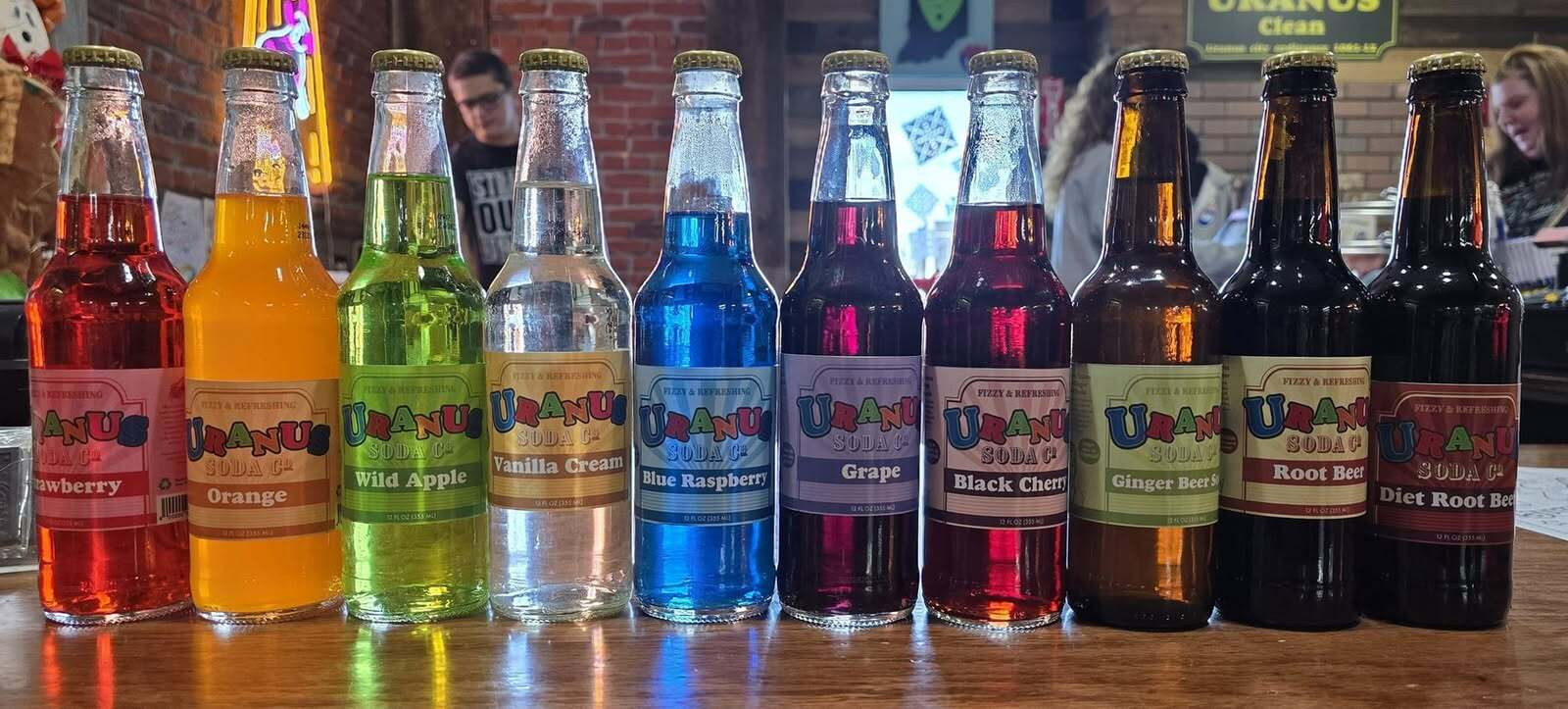 Fizzy & Refreshing- Uranus Soda Co.