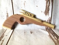 Hillbilly Rubberband Pistol wooden novelty toy gag gift from Uranus General Store