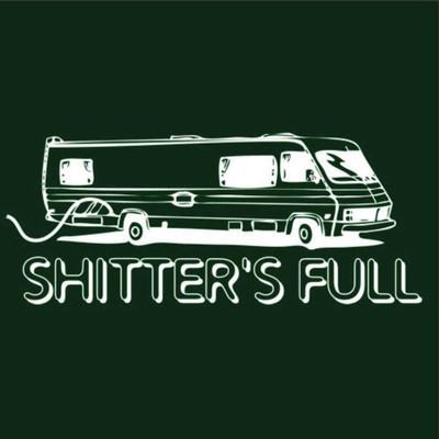 Novelty Shitter's Full RV line art graphic from Uranus Fudge Factory.