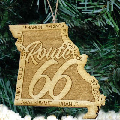 Missouri Route 66 Ornament Missouri Route 66 Ornament