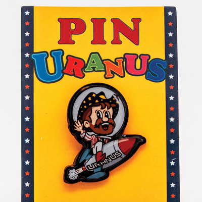 Rocket Rex Uranus Hat Pin