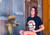 A woman wearing the Uranus Shield Route 66 t-shirt