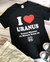 Black I Love Uranus novelty t-shirt laid flat from Uranus Fudge Factory