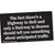 Black novelty vinyl sticker featuring a joke about Highway to Hell and Stairway to Heaven.