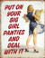 Big Girl Panties novelty metal sign from Uranus General Store