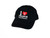 Black baseball cap featuring an embroidered "I Heart Uranus" Route 66 slogan by Uranus Fudge Factory.