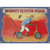 Vintage style Monkey Scooter Rider illustration sideshow banner graphic from Uranus Fudge Factory