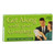 Green chewing gum box featuring a vintage co-worker illustration against a white background.