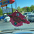 Back view of the chocolate fudge scented air freshener from Uranus Fudge Factory