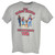Gray Uranus Pickers short-sleeve t-shirt with front band graphic.