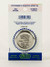 The back of the "Lip Shit" lip balm packaging against a white background. The cardboard backing lists features like "23% beeswax" and "Vitamin E Fortified," while the back of the silver tin displays a full ingredient list including coconut oil, sunflower oil, and beeswax, alongside the Blue Q brand logo and a "Made in U.S.A." label.