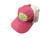 Red and white mesh trucker hat with embroidered "Uranus Gas 'N Lube" logo from Uranus Fudge Factory