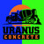  Uranus Concrete Co. T-Shirt—featuring a bold truck graphic and cheeky slogan that brings Route 66 fun to your wardrobe. Front of shirt. 