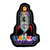 Rocket ship sticker with Uranus branding graphic isolated on a solid white background by Uranus Fudge Factory.
