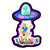 Miss Tiffany Alien Abduction Sticker