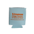 Light blue can cooler with orange store name text details by Uranus Fudge Factory.