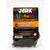 Candied honey BBQ beef jerky bag package isolated on a plain white background by Uranus Fudge Factory.