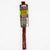 Cheddar and jalapeño beef snack stick package isolated on white by Uranus Fudge Factory.
