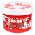 Cherry Bomb butter slime by Dope Slimes in a sealed bright red jar with cherry-scented label