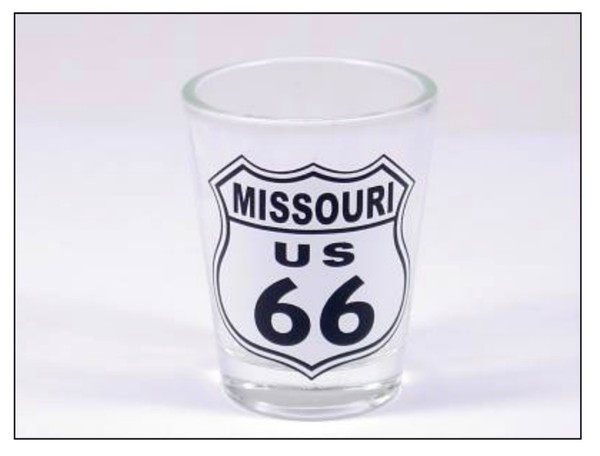 Route 66 Clear Missouri Shotglass