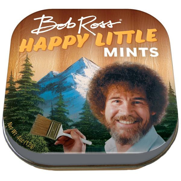 Bob Ross Happy Little Mints novelty collector tin from Uranus General Store