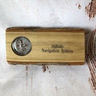 Hillbilly Navigation System funny wooden novelty gag gift from Uranus General Store