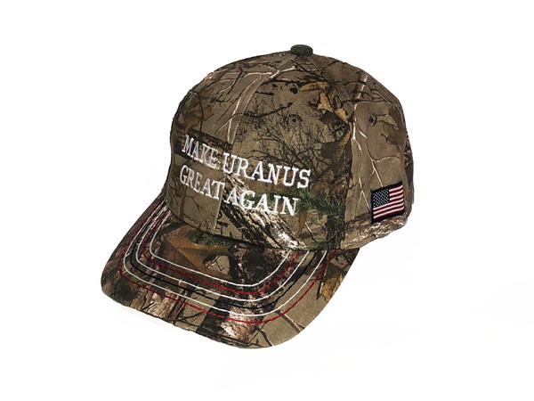 Make Uranus Great Again Hat in Camo.